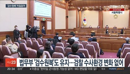 법무부 "아쉬워"…'검수원복' 수사차질 없어