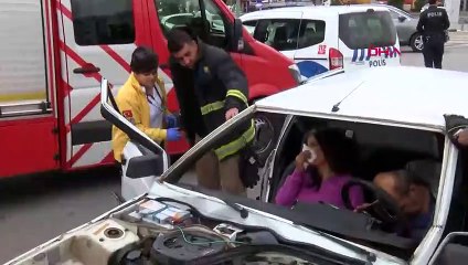 Korkunç kaza! Yardımlarına itfaiye yetişti