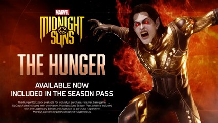 Marvel's Midnight Suns The Hunger Morbius DLC Trailer PS