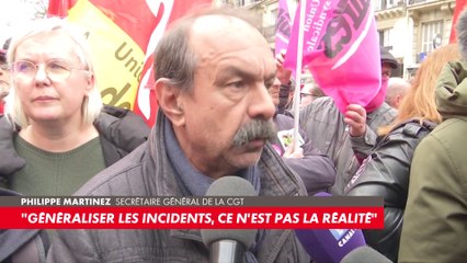 Philippe Martinez : «Faire une généralisation de quelques incidents, ce n’est pas la réalité»