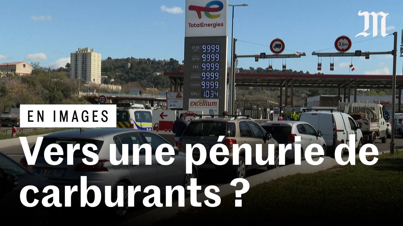 Pénurie de carburants: la moitié des stations affectées