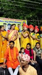 जनप्रतिनिधियों ने शोभायात्रा का किया स्वागत