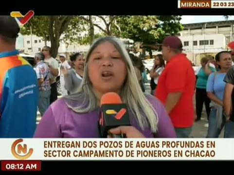 Miranda | Entregan 2 pozos de agua potable al urbanismo Campamento de Pioneros en el mcpio. Chacao