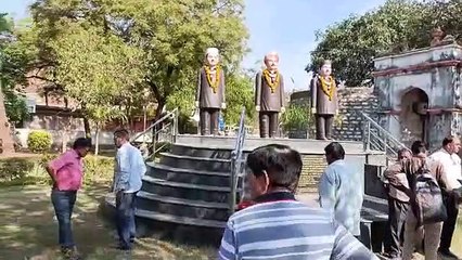 सामाजिक संस्थाओं ने भगतसिंह, सुखदेव और राजगुरु की मनाई 92वीं पुण्यतिथि
