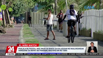 Paalala ng PAGASA, mag-ingat sa banta sa kalusugan ng maalinsangan hanggang sa mainit na panahon; magtipid din ng tubig | 24 Oras