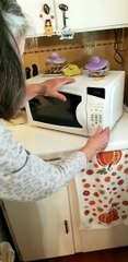 Malfunctioning Microwave Creates a Lightshow