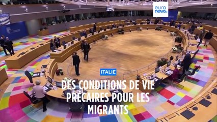 Des conditions de vie précaires pour les migrants en Italie