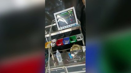 Doctors worked through a 6.5 magnitude earthquake to deliver a baby via caesarean