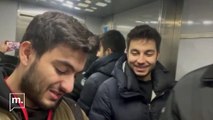 Medyascope muhabiri, Zafer ve Memleket Partili yetkililerle ilçe seçim kurulunun asansöründe mahsur kaldı