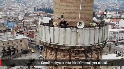 Ulu Camii mahyalarında 'birlik' mesajı yer alacak