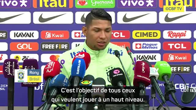 Brésil - Rony : "Jouer en Europe ? L'objectif de tous ceux qui veulent jouer à un haut niveau"