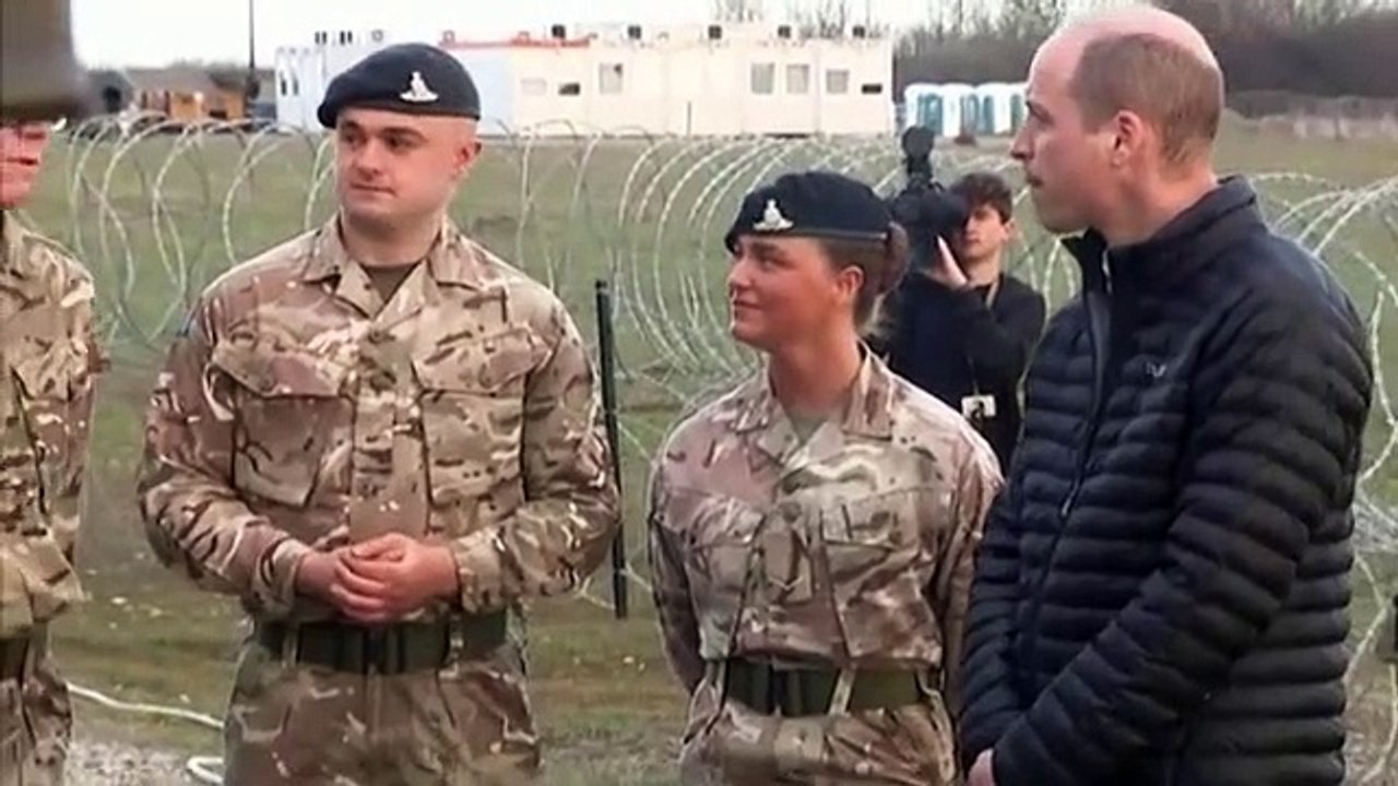Inside Prince William's Impromptu Meet-and-Greet with Troops on Polish Border