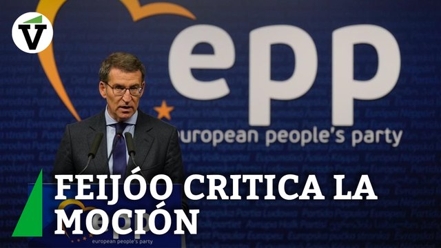 Feijóo censura la política infantil y populista de Sánchez y Vox en la moción