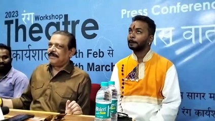 Film actor Govind Namdev taught drama to the actors of Sagar