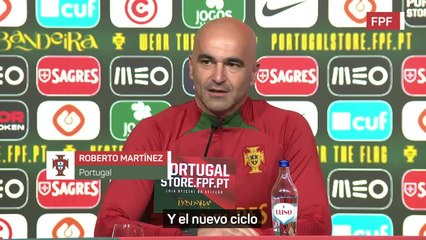 Roberto Martínez: "Hay que aprovechar la experiencia de Cristiano"