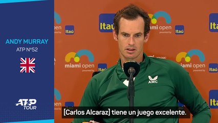 Murray sobre Alcaraz: "Estará en lo más alto tanto tiempo como quiera jugar"