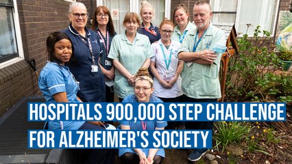 Royal Preston Hospitals 900,000 step challenge for Alzheimer's Society