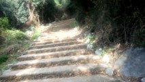 Mount Athos 2018, climbing the hermitage of Saint Anna