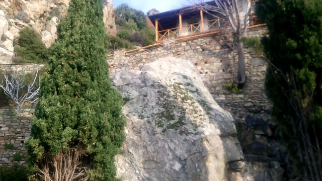 Mount Athos 2018, the cave where Agios Symeons was an ascetic