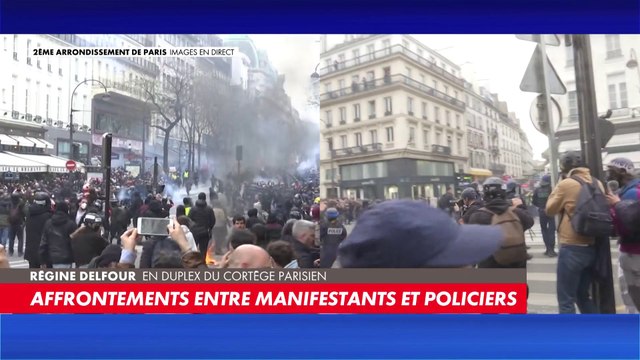 Affrontements entre manifestants et policiers