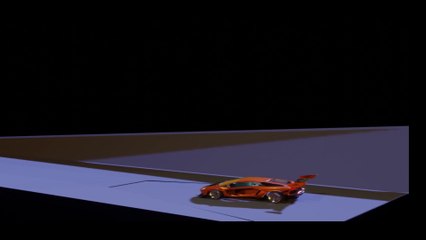 Lambo evading explosion leaving the skull mansion