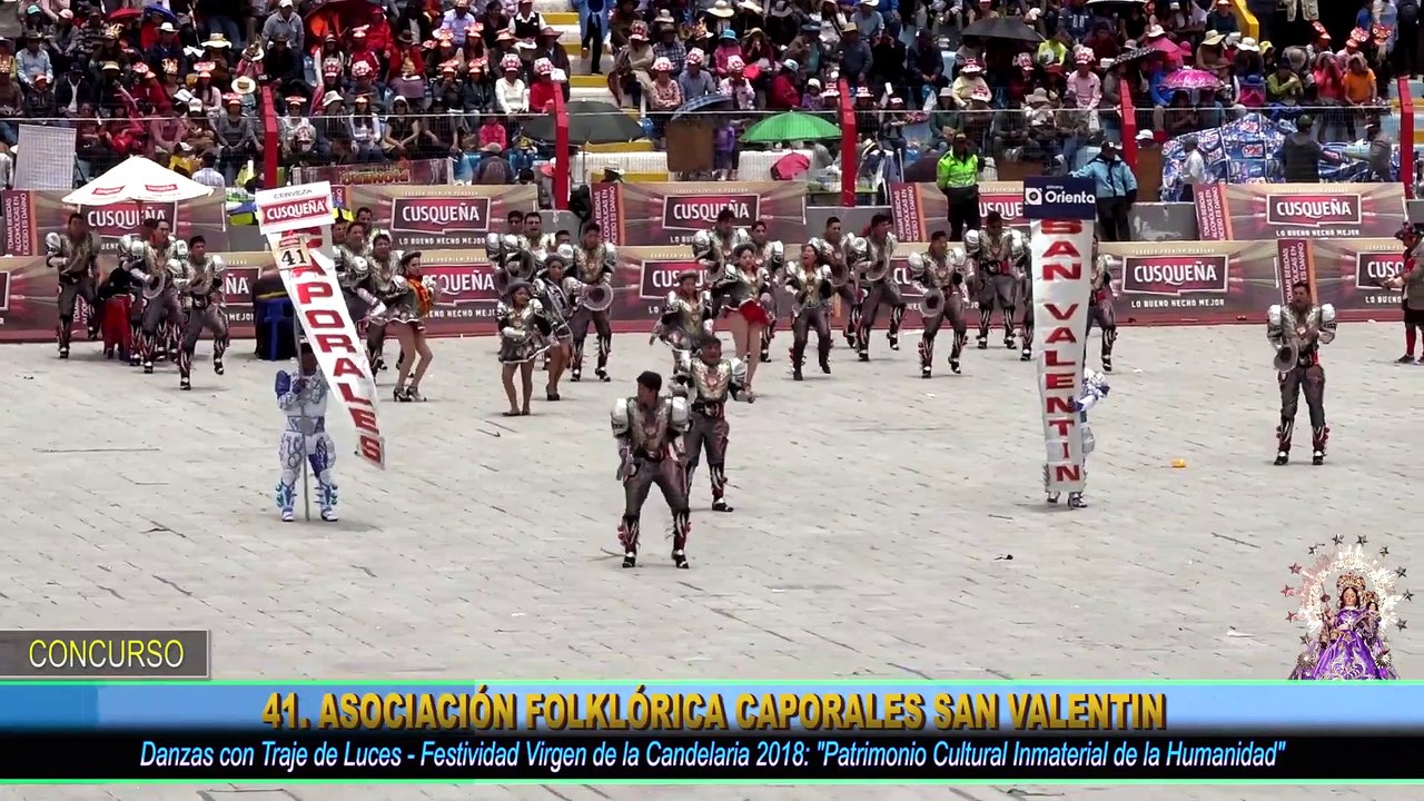 Caporales San Valentin - Concurso en estadio [Candelaria 2018]