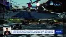 Bodycams na pinasusuot sa mga pulis, ginagamit para magbantay kontra pagre-recycle ng droga | Saksi