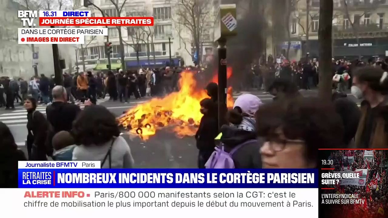 Tensions aux manifestations : BFMTV explique ne pas donner le nom de ses reporters, ni leur localisation