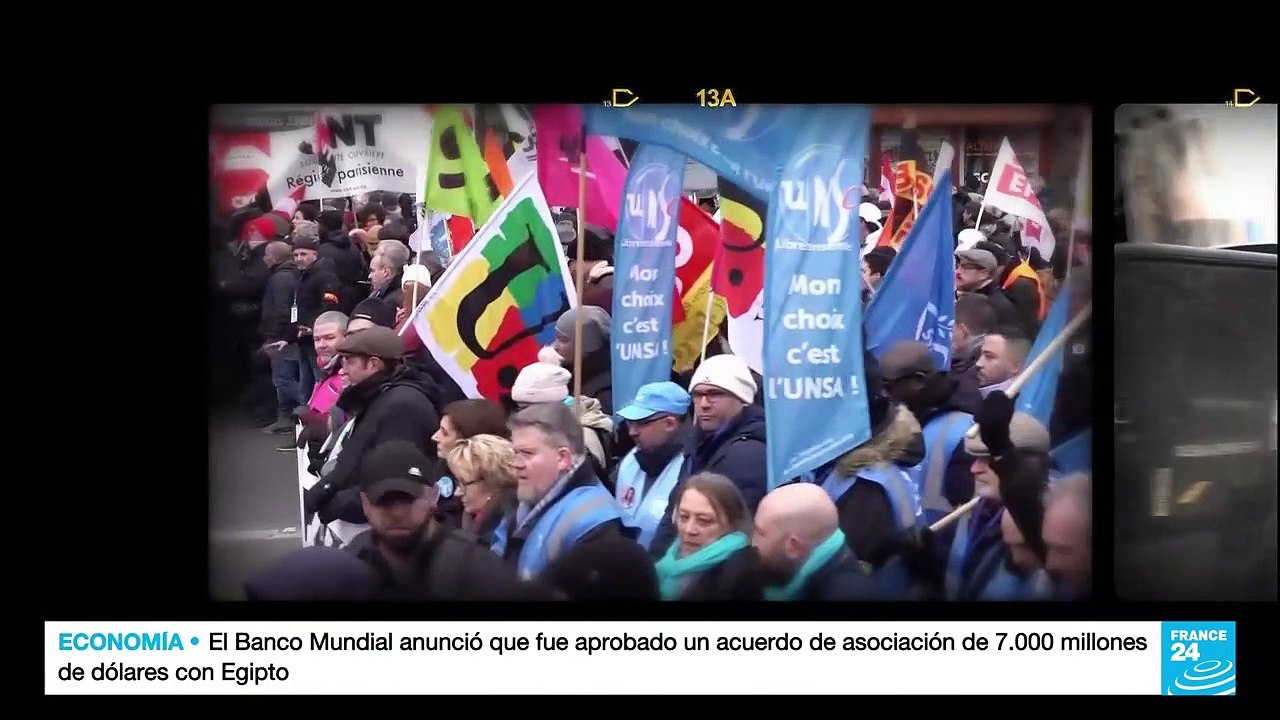 Sindicatos de Francia esperan lograr cifras récord en movilización contra reforma pensional
