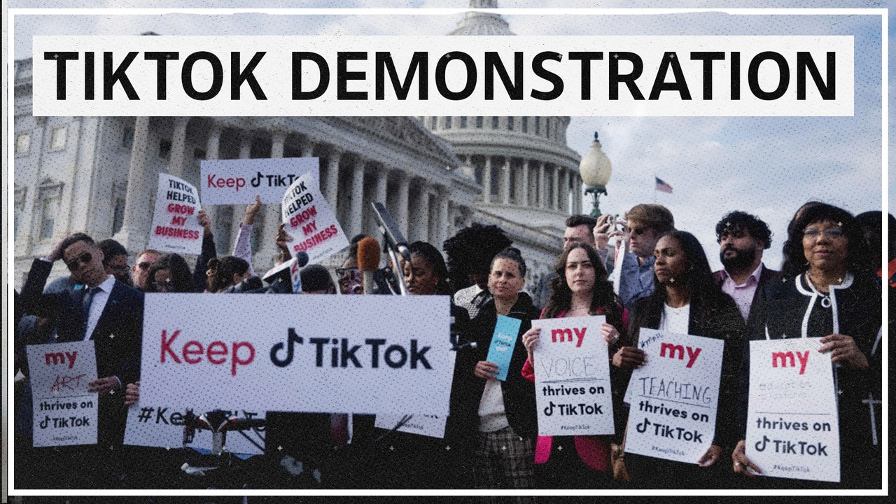 Tiktok-Demonstration in Washington