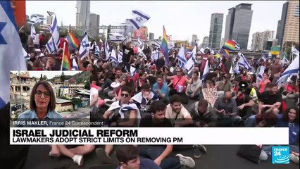 Israelis hit the streets again to protest judicial reform