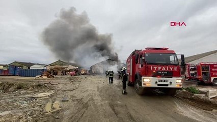 KOCAELİ'DE KİMYA FABRİKASININ DEPOSUNDA YANGIN - YENİDEN
