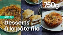 Nos 3 meilleures recettes de desserts originaux à la pâte filo - 750g