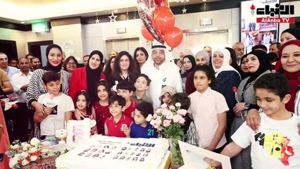 رئيس التحرير الزميل يوسف خالد المرزوق «قريش السنة»:  أسرة «الأنباء» مع أحفادها.