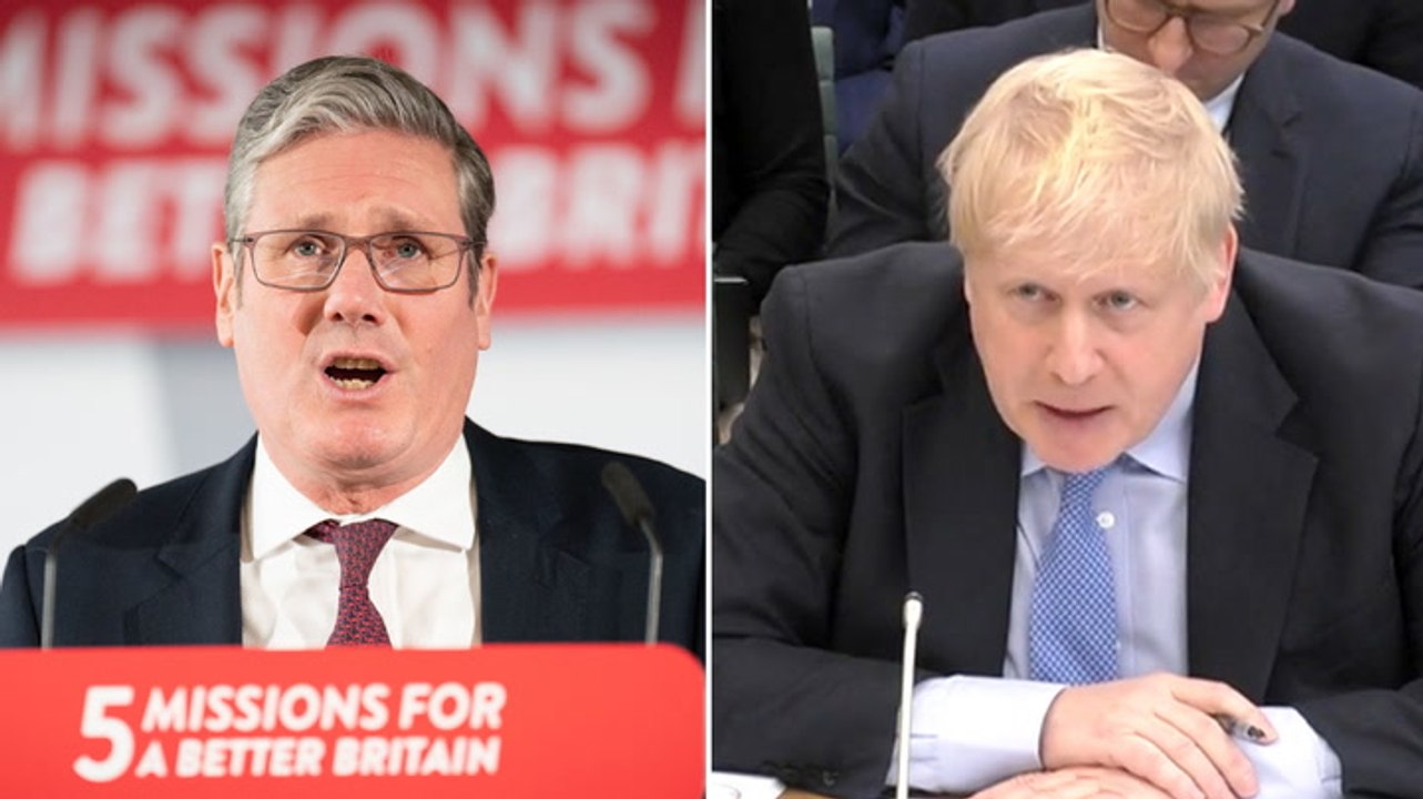 Starmer criticises ‘Boris Johnson circus’ as he lays out Labour’s crime and policing agenda