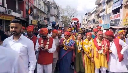 चेटीचंड के जुलूस में सजी 50 लाख की झांकियां