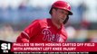 Phillies’ Rhys Hoskins Carted off Field in Spring Training Game