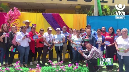 Ciudadanos en Madriz, participan en la presentación de las cartillas de atención a las familias 2023