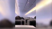 Terrifying moment as Smoke fills PLANE mid-flight