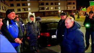 They report that Vladimir Putin visited Mariupol