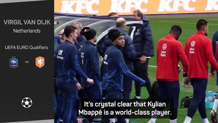 Netherlands' Van Dijk details plan to stop France's Kylian Mbappe