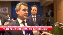 Gérald Darmanin revient sur les policiers et gendarmes blessés durant les manifestations