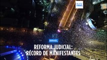 Israel | Récord de manifestantes contra la reforma judicial, el ministro de Defensa pide su retirada