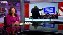 Thousands turn out for Donald Trump Texas rally - BBC News