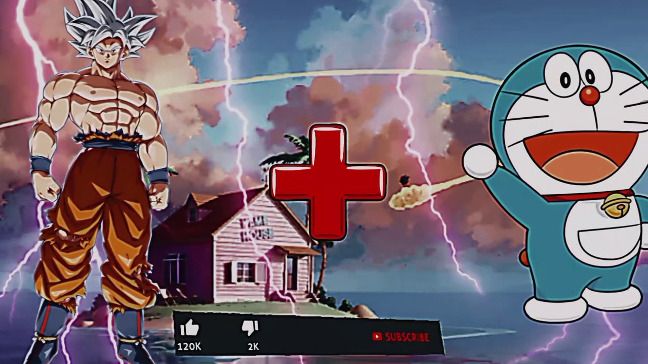 GOKU UI + DORAEMON IN FUSION MODE  | DOREAMON ULTRA INSTINCT VS ALL | ANIME DETAILER #doreamon