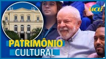 Lula visita obras de reconstrução do Museu Nacional do RJ