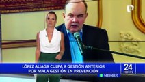 López Aliaga sobre huaicos: “el alcalde anterior no le había pagado al proveedor de maquinarias”