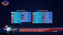 Eurovision Song Contest 2023, l'ordine di esibizioni  nazioni nella prima e seconda semifinale