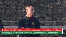 Ronaldo makes history with 197th Portugal cap