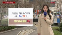 [날씨] 황사 영향 곳곳 대기질 '나쁨'...고온현상 다소 꺾여 / YTN